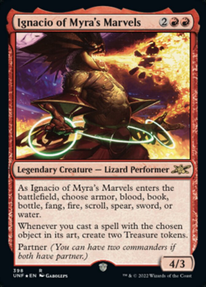 Ignacio of Myra's Marvels (Galaxy Foil) [Unfinity] Magic: The Gathering