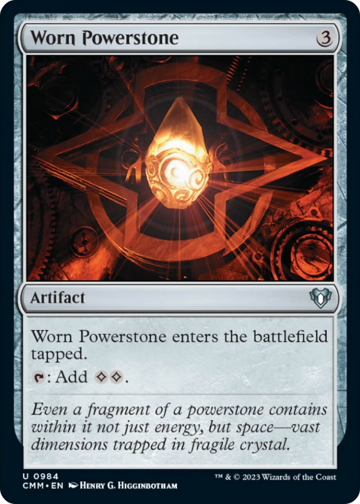Worn Powerstone [Commander Masters] Magic: The Gathering
