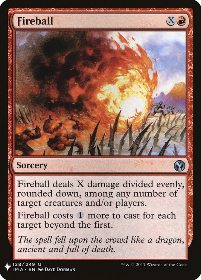 Fireball [Mystery Booster] Magic: The Gathering