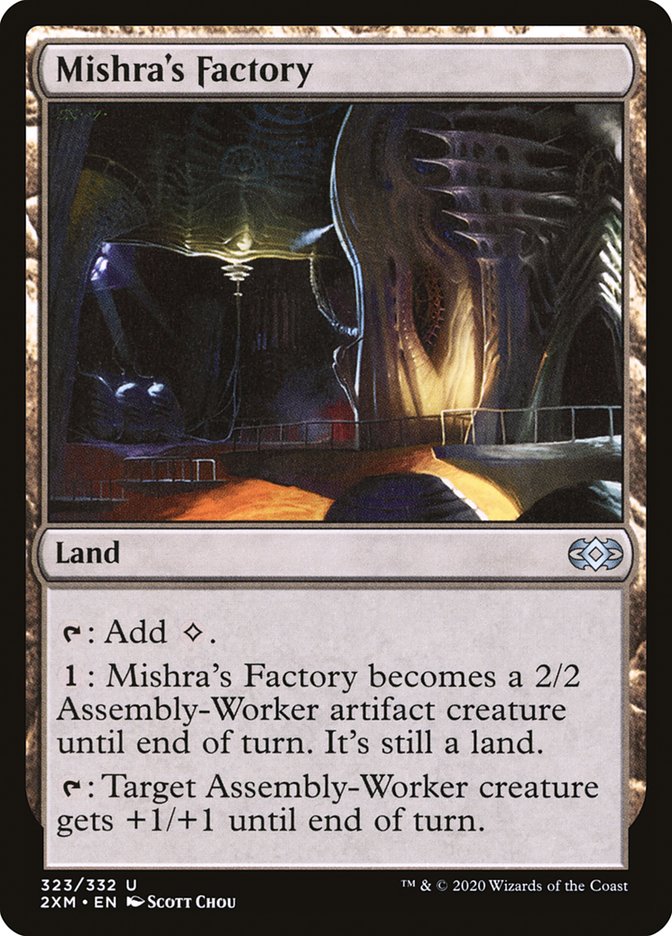 Mishra's Factory [Double Masters] Magic: The Gathering