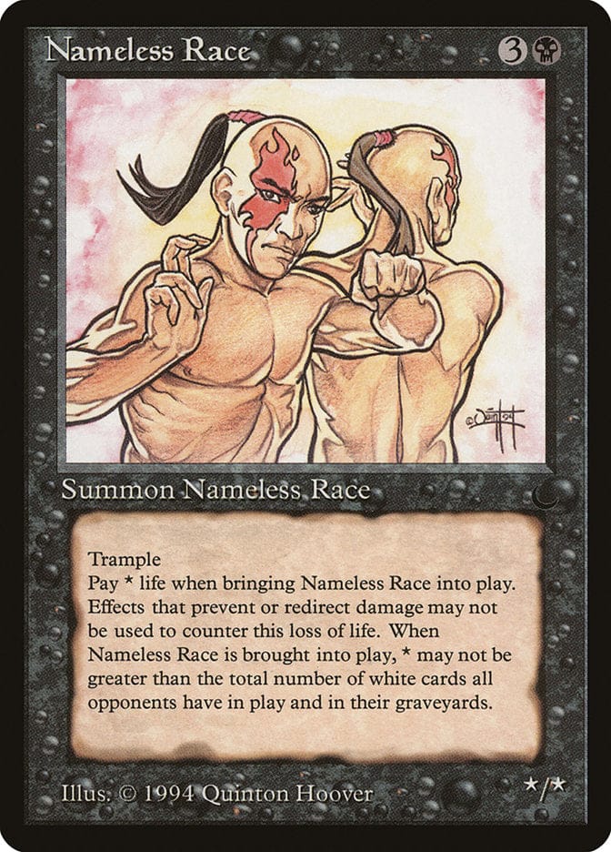 Nameless Race [The Dark] Magic: The Gathering
