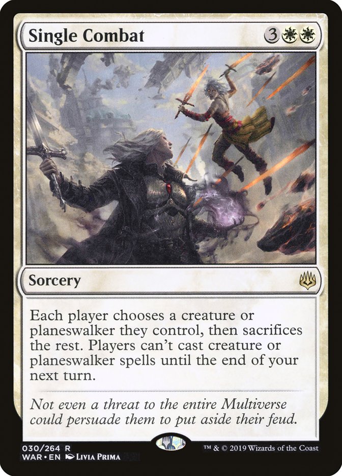 Single Combat [War of the Spark] Magic: The Gathering