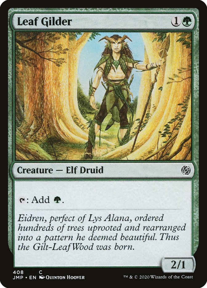 Leaf Gilder [Jumpstart] Magic: The Gathering