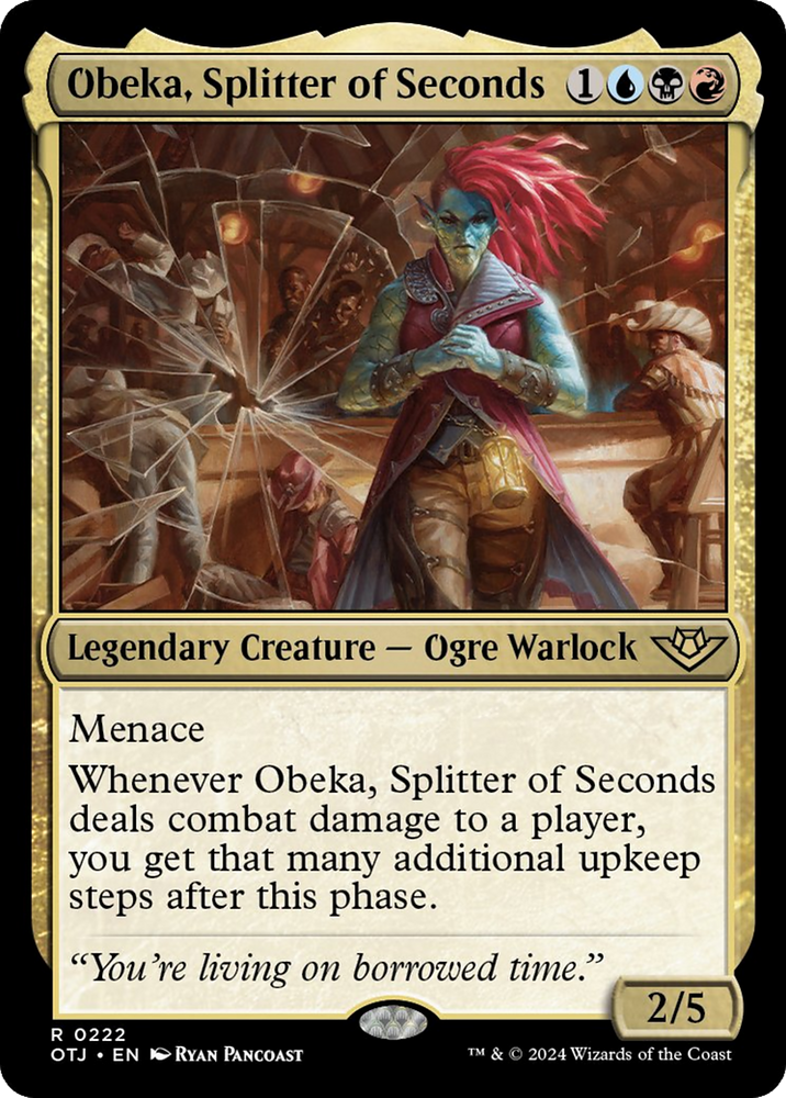 Obeka, Splitter of Seconds [Outlaws of Thunder Junction] Magic: The Gathering