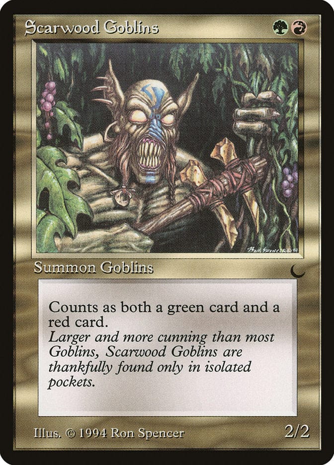 Scarwood Goblins [The Dark] Magic: The Gathering