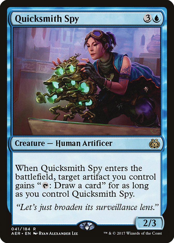 Quicksmith Spy [Aether Revolt] Magic: The Gathering