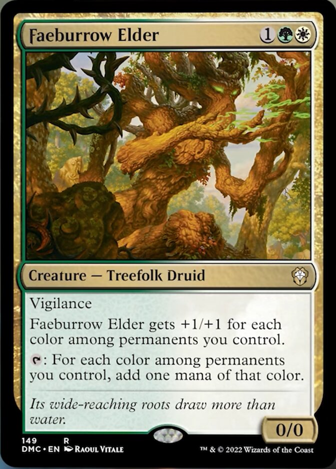 Faeburrow Elder [Dominaria United Commander] Magic: The Gathering