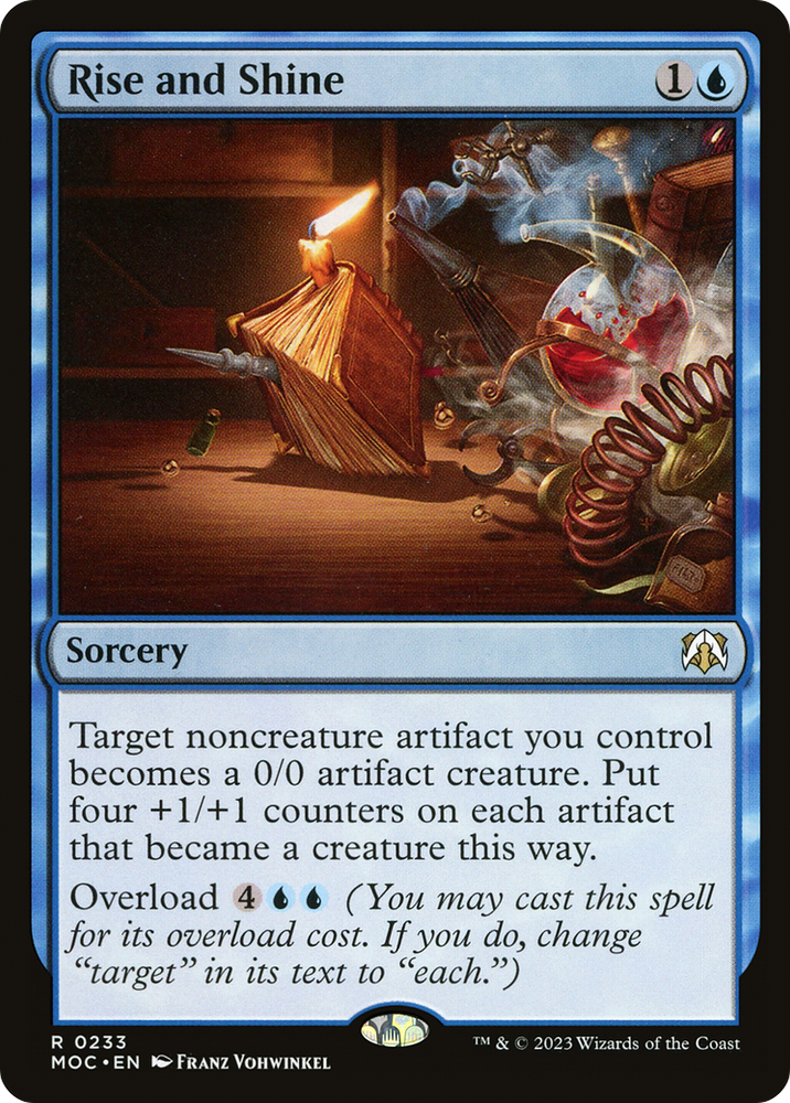 Rise and Shine [March of the Machine Commander] Magic: The Gathering