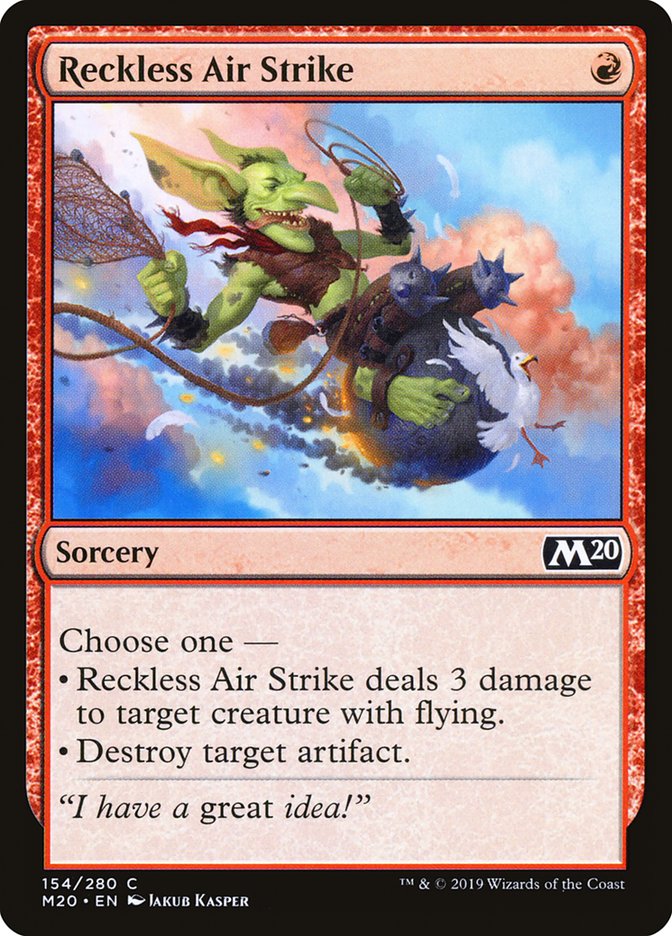 Reckless Air Strike [Core Set 2020] Magic: The Gathering