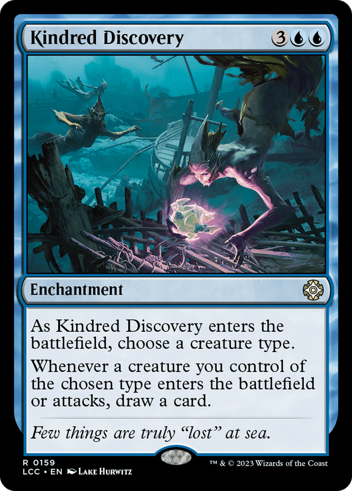 Kindred Discovery [The Lost Caverns of Ixalan Commander] Magic: The Gathering
