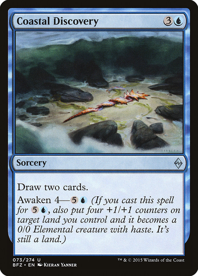 Coastal Discovery [Battle for Zendikar] Magic: The Gathering