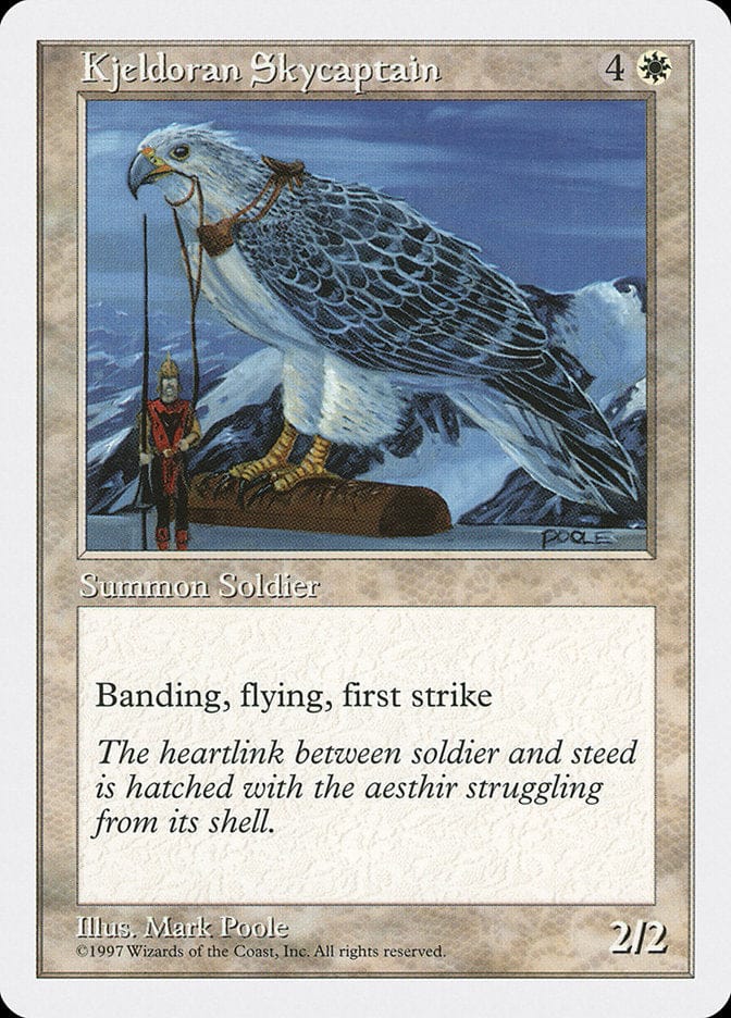 Kjeldoran Skycaptain [Fifth Edition] Magic: The Gathering