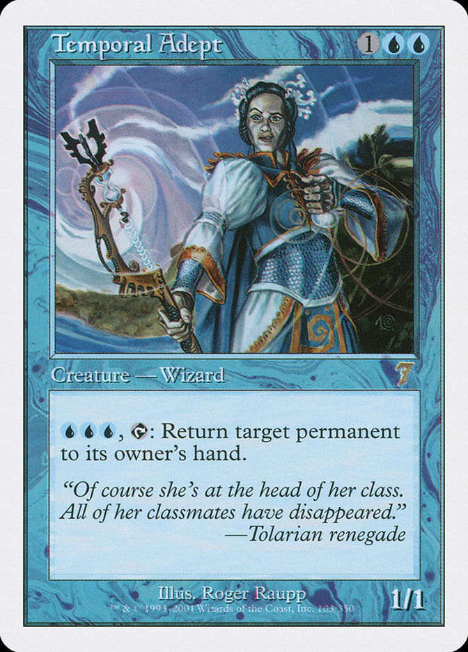 Temporal Adept [Seventh Edition] Magic: The Gathering