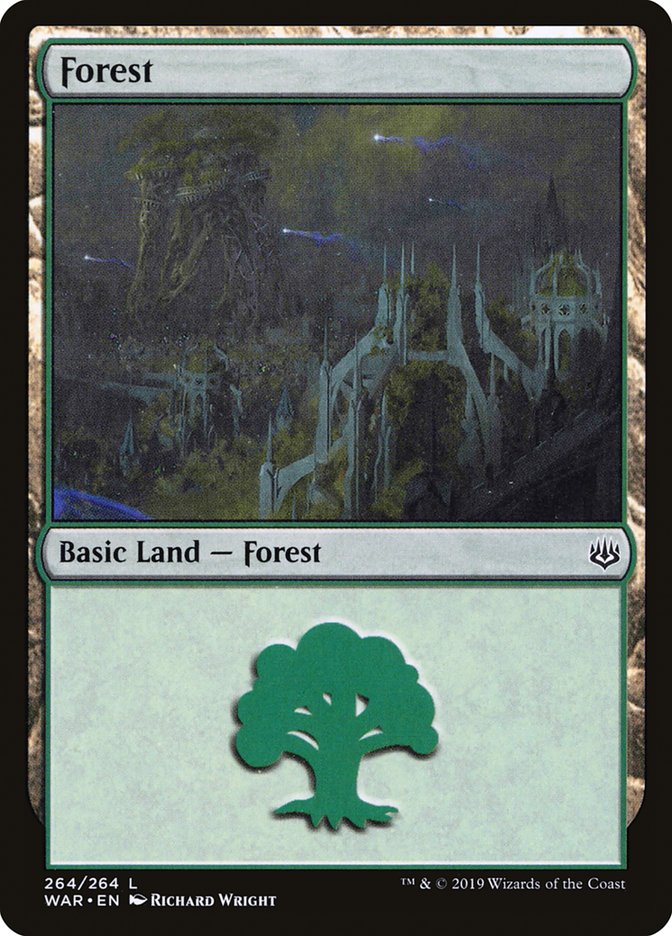 Forest (264) [War of the Spark] Magic: The Gathering