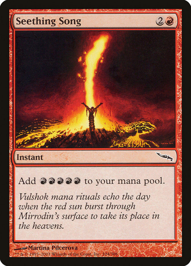 Seething Song [Mirrodin] Magic: The Gathering