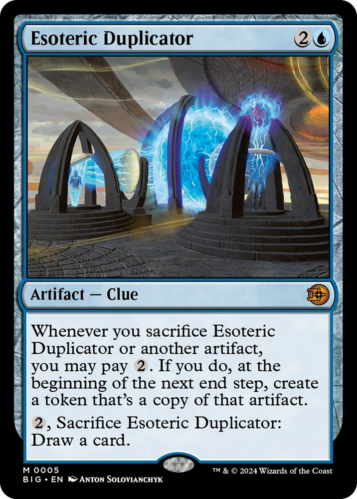 Esoteric Duplicator [Outlaws of Thunder Junction: The Big Score] Magic: The Gathering