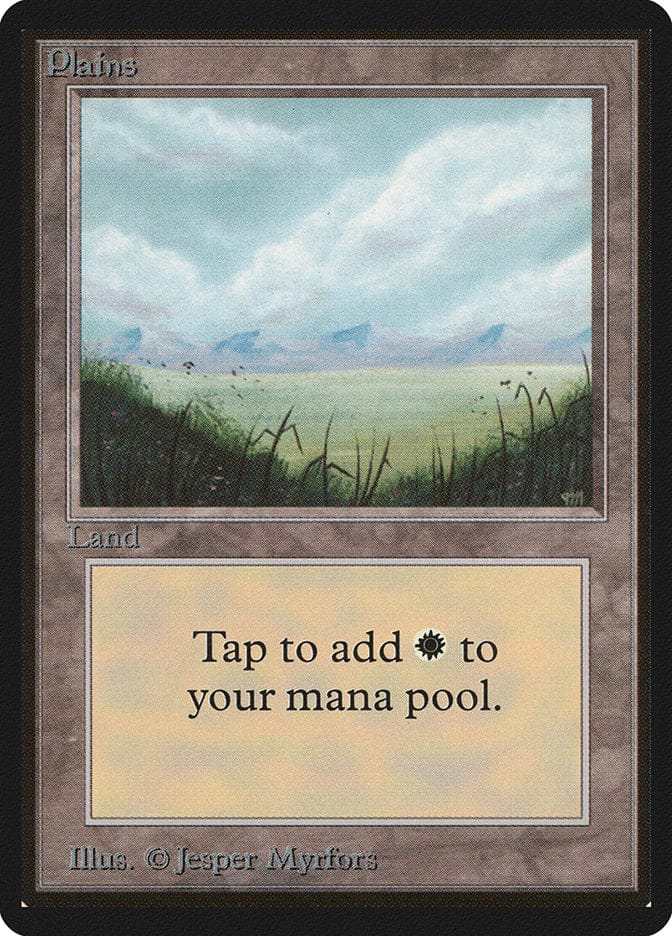 Plains (288) [Beta Edition] Magic: The Gathering