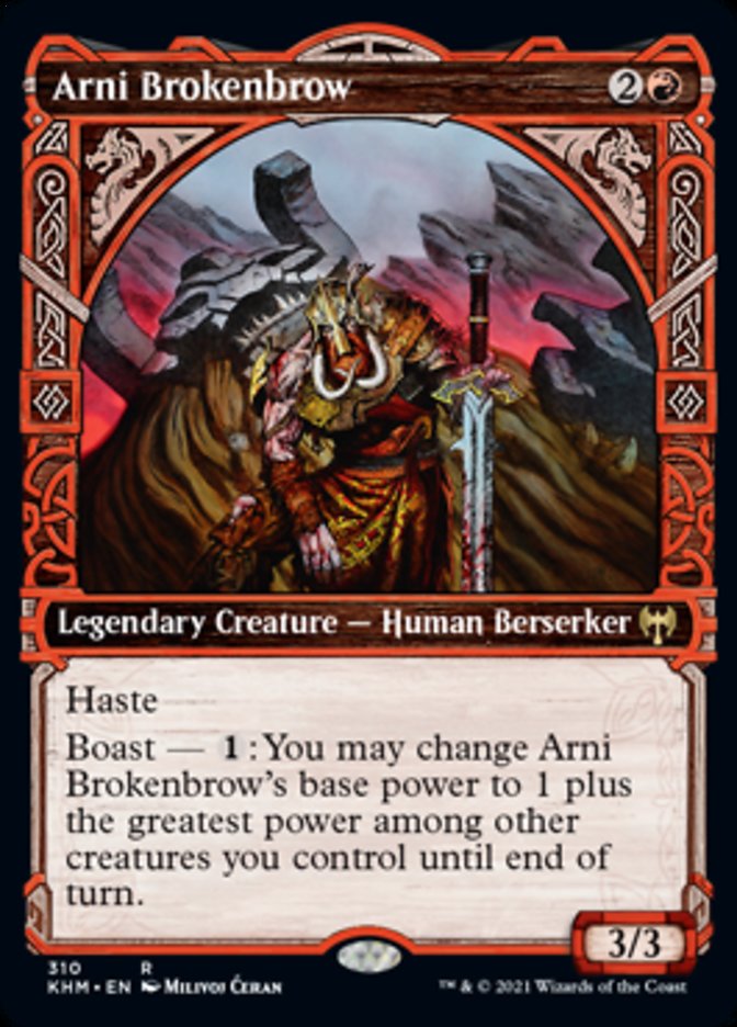 Arni Brokenbrow (Showcase) [Kaldheim] Magic: The Gathering