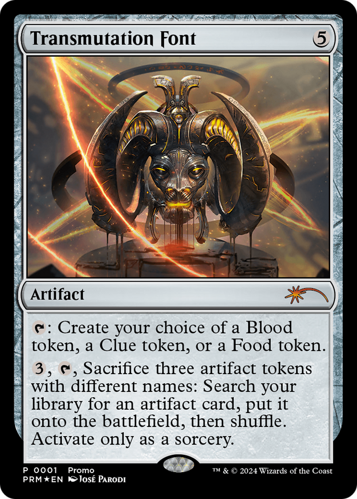 Transmutation Font [Wizards Play Network 2024] Magic: The Gathering