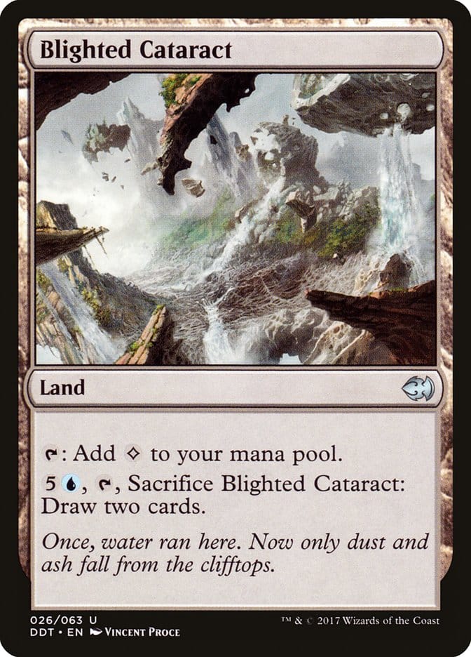 Blighted Cataract [Duel Decks: Merfolk vs. Goblins] Magic: The Gathering