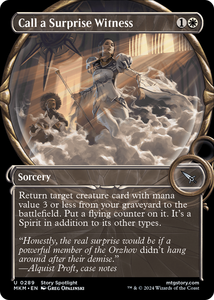 Call a Surprise Witness (Showcase) [Murders at Karlov Manor] Magic: The Gathering