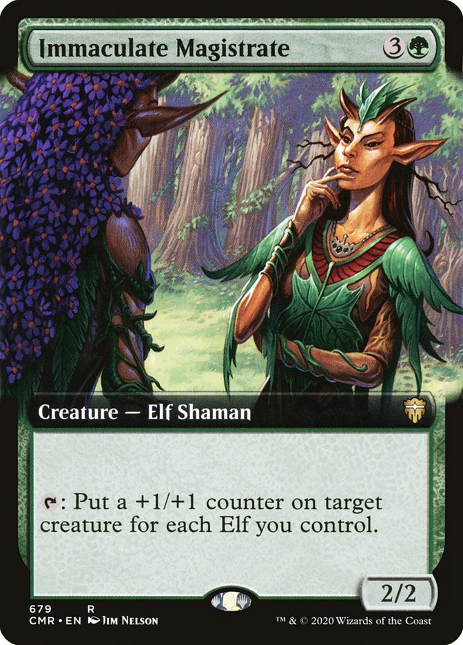 Immaculate Magistrate (Extended Art) [Commander Legends] Magic: The Gathering