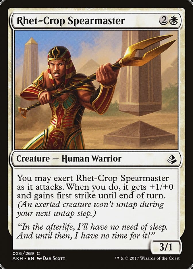 Rhet-Crop Spearmaster [Amonkhet] Magic: The Gathering