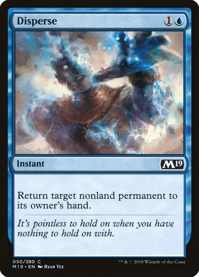 Disperse [Core Set 2019] Magic: The Gathering