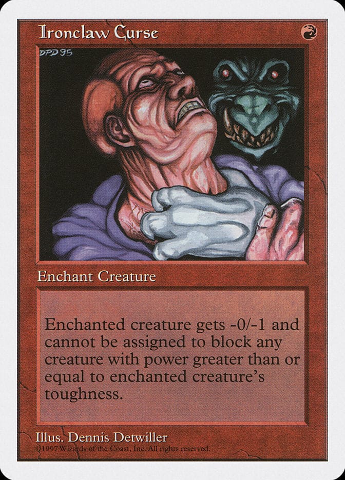 Ironclaw Curse [Fifth Edition] Magic: The Gathering