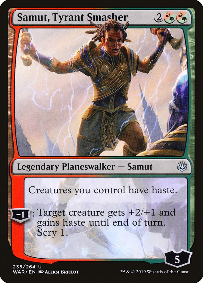 Samut, Tyrant Smasher [War of the Spark] Magic: The Gathering