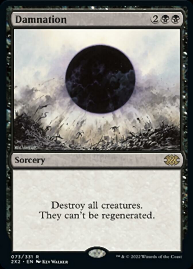 Damnation [Double Masters 2022] Magic: The Gathering
