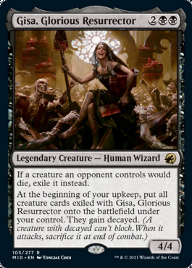 Gisa, Glorious Resurrector [Innistrad: Midnight Hunt] Magic: The Gathering