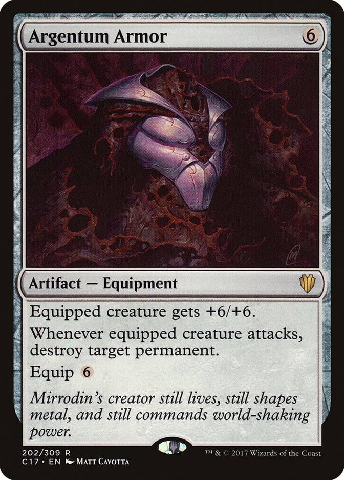 Argentum Armor [Commander 2017] Magic: The Gathering