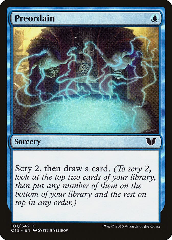 Preordain [Commander 2015] Magic: The Gathering