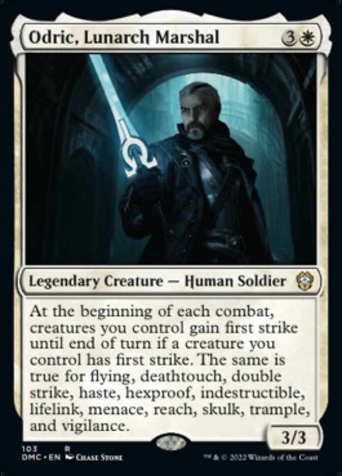 Odric, Lunarch Marshal [Dominaria United Commander] Magic: The Gathering