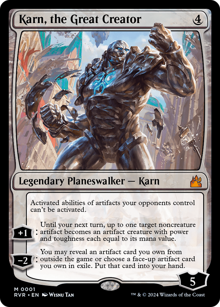 Karn, the Great Creator [Ravnica Remastered] Magic: The Gathering