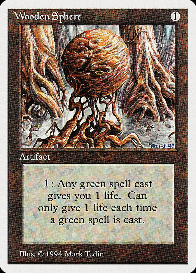 Wooden Sphere [Summer Magic / Edgar] Magic: The Gathering