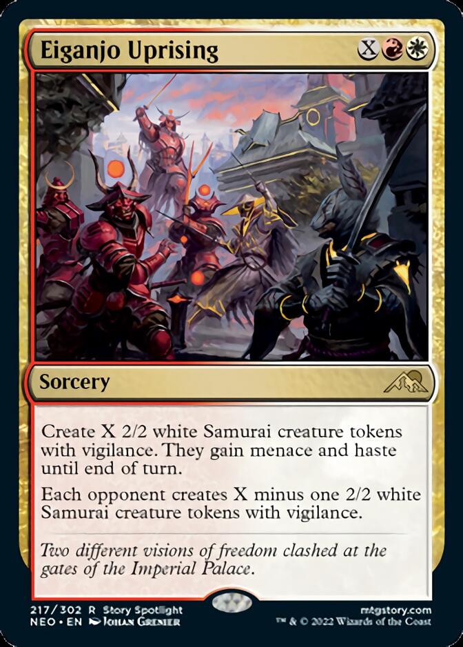 Eiganjo Uprising [Kamigawa: Neon Dynasty] Magic: The Gathering