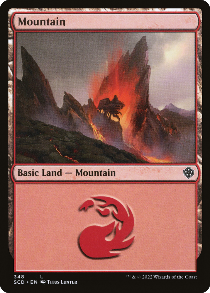 Mountain (348) [Starter Commander Decks] Magic: The Gathering