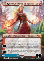 Rowan, Scholar of Sparks // Will, Scholar of Frost (Borderless) [Strixhaven: School of Mages] Magic: The Gathering