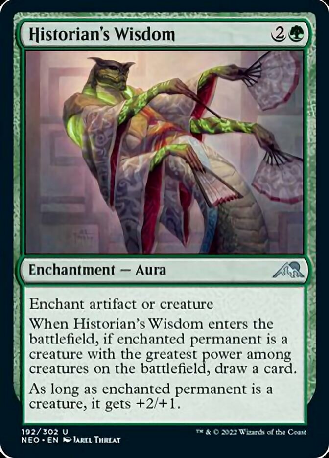Historian's Wisdom [Kamigawa: Neon Dynasty] Magic: The Gathering