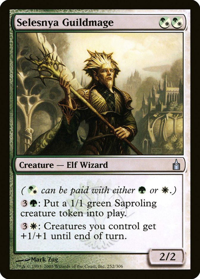 Selesnya Guildmage [Ravnica: City of Guilds] Magic: The Gathering