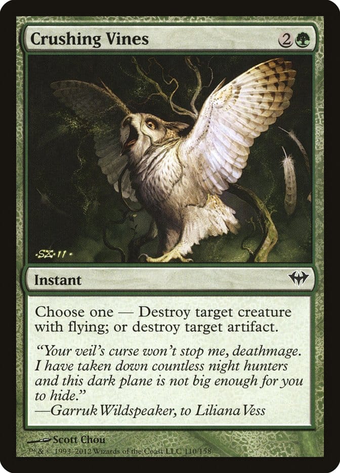 Crushing Vines [Dark Ascension] Magic: The Gathering