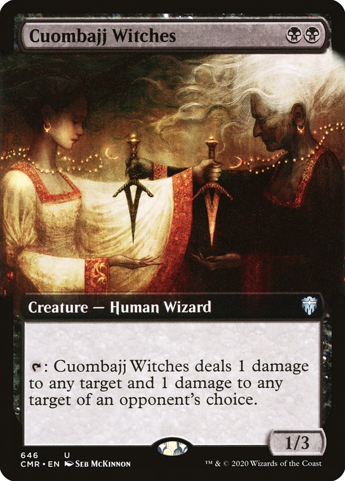 Cuombajj Witches (Extended Art) [Commander Legends] Magic: The Gathering