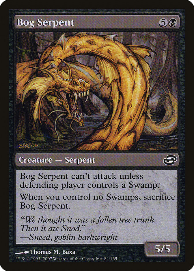 Bog Serpent [Planar Chaos] Magic: The Gathering
