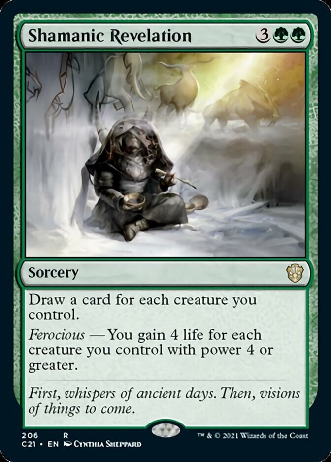 Shamanic Revelation [Commander 2021] Magic: The Gathering