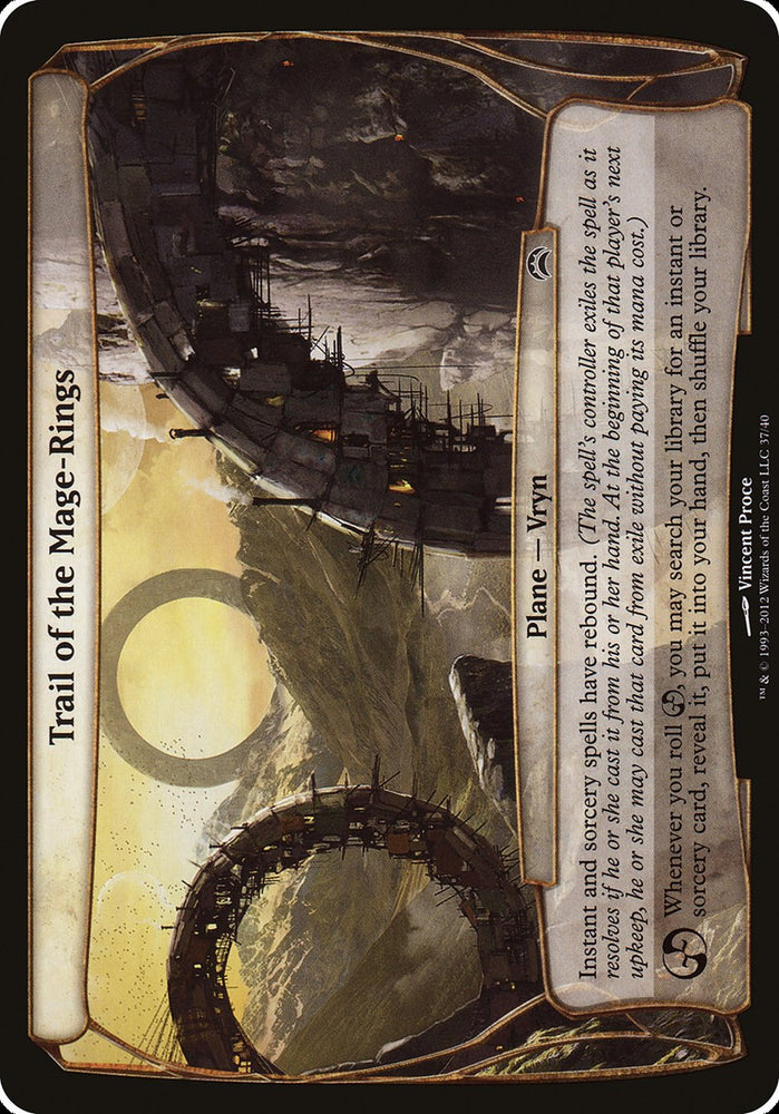 Trail of the Mage-Rings (Planes) [Planechase 2012 Planes] Magic: The Gathering