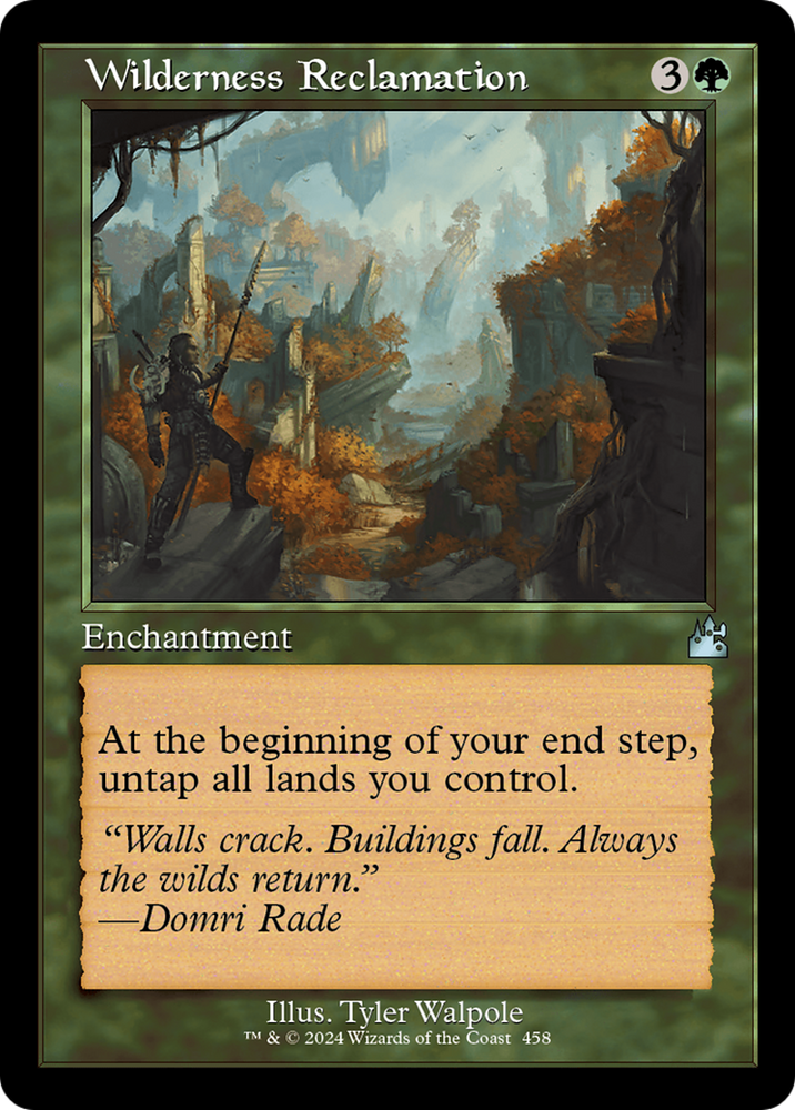 Wilderness Reclamation (Retro Frame) [Ravnica Remastered] Magic: The Gathering
