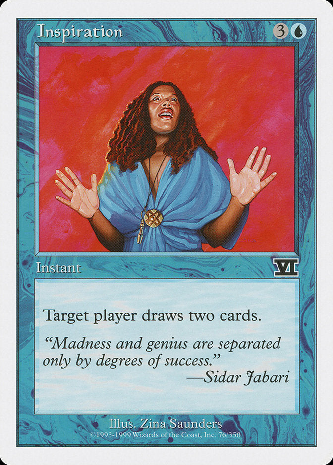 Inspiration [Classic Sixth Edition] Magic: The Gathering
