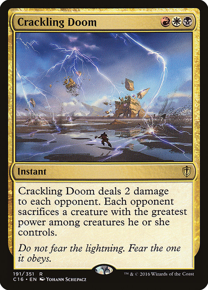 Crackling Doom [Commander 2016] Magic: The Gathering